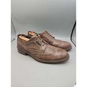 Josef Seibel Men's Wingtip Oxfords Dress Shoes  EU 44 US 10.5-11 Leather Brown